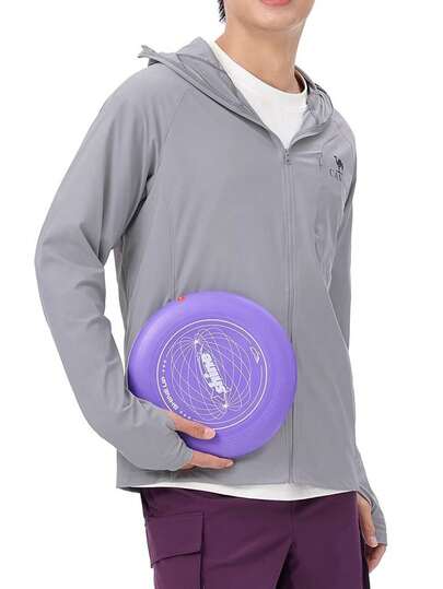 CAMEL CROWN 男士 UPF 50+ 长袖全拉链防晒衣 男士防晒连帽衫 SPF 防紫外线轻薄外套 防晒衣 防晒衣