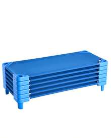 Poltrone reclinabili per bambini - Standardlänge, 6er-Set, Blau - Visualizzare 8