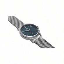 Orient Đồng hồ nam thạch anh 39.0mm, dây kim loại, mặt số màu xanh lá cây, dây thép không gỉ, kiểu dáng công sở, thích hợp làm quà tặng và đeo hàng ngày RA-SP0006E10B - màu xanh lá - Xem 3
