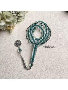 1pc 45 Beads Single Strand Muslim Prayer Beads Pendant - Multicolor - View 17