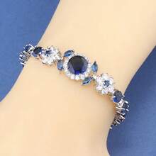 2026春季新款优雅女士婚礼派对经典潮流首饰，高品质，不褪色，低过敏性，可调节长度手链，18.5厘米+2.5厘米，情人节、母亲节、晚宴、生日、周年纪念日、日常佩戴的理想礼物 - 橄欖綠 - 查看 14