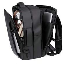 Vacuum Compression Travel Backpack With Built In Vacuum Chamber - Men's Large Capacity Business Backpack, Ideal For Travel And Commuting - Multicolor - View 3