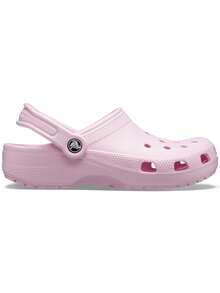 Crocs Women's Classic Marbled Tie-Dye Clogs - Màu hồng vũ công ba lê - Xem 5