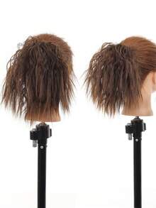 Tóc giả tổng hợp kiểu búi tóc xoăn, tóc nối kiểu chignon gợn sóng với dây chun, kiểu tóc bồng bềnh dành cho phụ nữ sử dụng hàng ngày và dự tiệc. - Nhiều màu - Xem 11