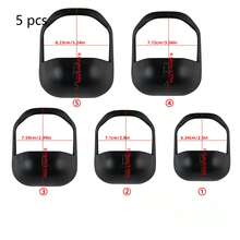 5pcs Men's Beard Shaping Tool Kit, ABS Material Beard Stencil Prints Allows You To Outline And Trim Various Beard Styles Like Curved Or Straight Sideburns, Goatee And Mustache Grooming Set, Time-Saving - Multicolor - View 9