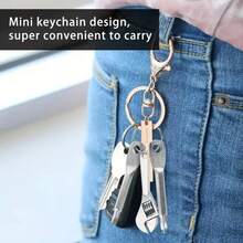 2pcs/3pcs Key Chain Screwdriver Set, Fashionable Key Chain With Screwdriver Combination - Multifunctional Outdoor Tool, Ideal Gift Choice, Daily Carry Tool, Stylish Design, Compact Tool, Pocket Tool, Suitable For DIY Enthusiasts For Various Maintenance Or Disassembly Tasks - Screwdriver - View 2
