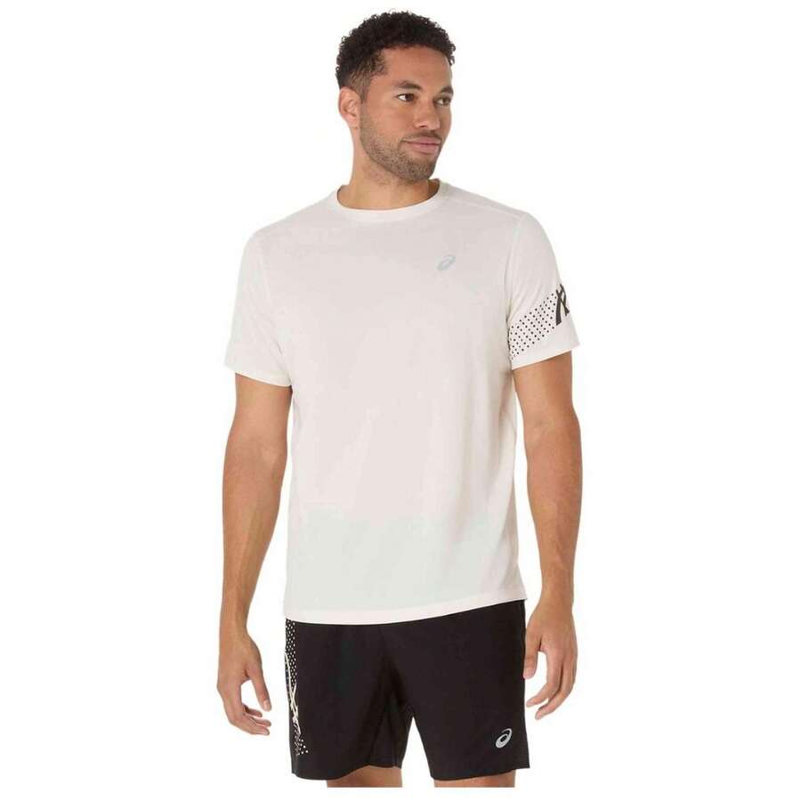 Asics Men Sports Tees & Tanks - White - View 1