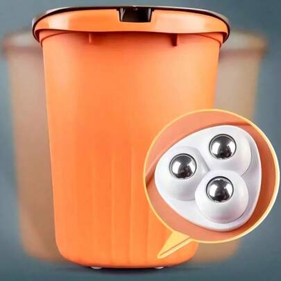 4 piezas de ruedas giratorias autoadhesivas de 360 grados - Ruedas giratorias de acero inoxidable, adecuadas para cajas de almacenamiento, botes de basura y proyectos DIY - Plástico con ribete de metal