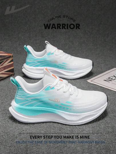 WARRIOR Zapatillas deportivas de estilo retro y moderno para hombre, cómodas para correr en primavera y verano. Diseño discreto pero elegante, apropiadas para todo el año. Resistentes al desgaste y cómodas para llevar todo el día. Zapatillas de entrenamiento con suela suave.