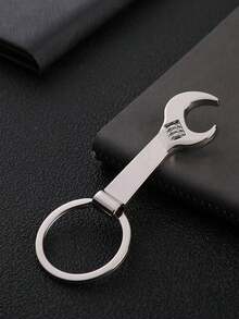 1/2pcs Creative Mini Bottle Opener Keychain, Multi-Functional Keyring, Suitable Gift For Boyfriend - Multicolor - View 3