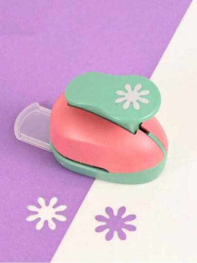 1pc Random Color Shell Embossing Machine, Punching Machine, Creative DIY Floral Machine, Handicraft Material, Embossing Machine, Educational Labor-Saving Embossing Machine/Christmas, Handmade Embossing Tool