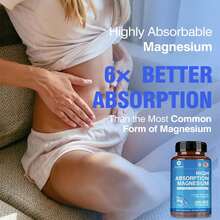 XEMENRY High Absorption Magnesium 200mg - Soothes Nerves, Improves Sleep, Promotes Bone And Muscle Health, Enhance Immunity - 120pcs - 120 viên nang - Xem 8