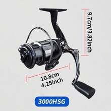 Metal Lightweight Gap-Free Spinning Reel For Freshwater And Saltwater Fishing - Multicolor - View 4