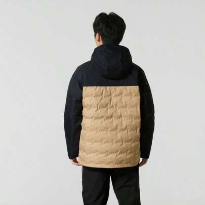 Columbia 男士轻便羽绒服，户外运动休闲连帽夹克，M码 Grand Trek 羽绒连帽 GB 休闲外套 XE4190