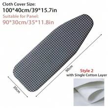 1pc Universal Ironing Board Cover With Elastic Edge Stain Resistant Scorching Iron Thick Padding Iron Heat Shield Ironing Cover For Ironing Table,Mother's Day Gift,Bedroom Decor,Garden,Kitchen Decor,Summer,Beach,Travel Essentials,Room Decor,Squishy,Graduation - Multicolor - View 18