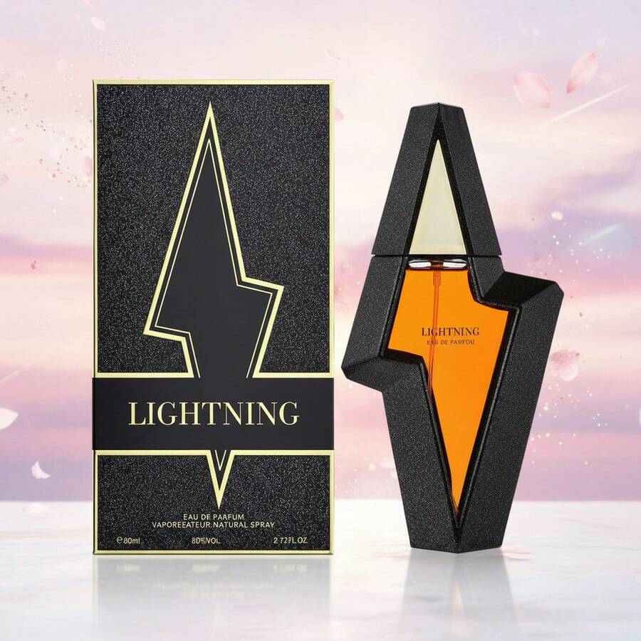 EverlyX Lightning Eau De Parfum 80ml - An Intense And Electrifying Fragrance With A Powerful And Modern Profile, Designed For Those Who Want To Stand Out With Character Both Day And Night - Presented In An Original Lightning Bolt-Shaped Bottle And Matching Case - ✅ Shipping To Spain In 24/48h - 80ml - View 1