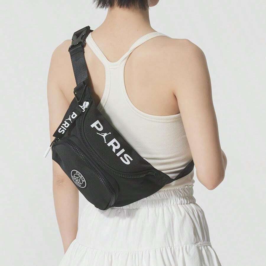 Mochila de gran capacidad unisex, bolsa de transporte casual de poliéster JORDAN para entrenamiento y viajes JD2543006AD-001 - Negro - Ver 1