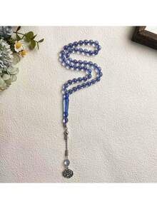 1pc 45 Beads Single Strand Muslim Prayer Beads Pendant - Multicolor - View 3