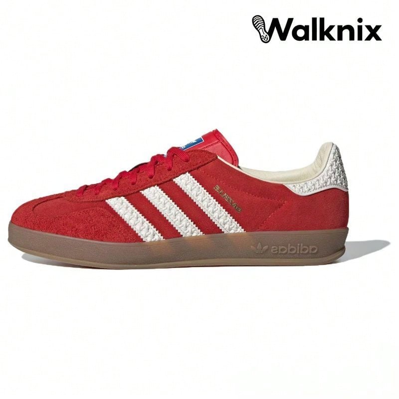 Adidas Gazelle Indoor 'Scarlet Gum' Red Better-Scarlet Gold-Metallic Sneakers Men IF1808 - 彩色 - 查看 1