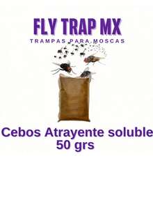 Cebo Atrayente Para Trampas Reusables Cien Por Ciento Orgánico Cincuenta Gramos Una Pieza Alta Eficacia Ingredientes Naturales Fácil de Usar Potente Atracción Control de Insectos - 50 grs - Ver 2