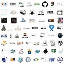 60pcs Programming Vinyl Stickers, Beautiful And Practical, Suitable For Scrapbooks, Diaries, Bumpers, Skateboards, Water Bottles, Helmets, Water Cups, Car Stickers, Etc. - Random - View 3