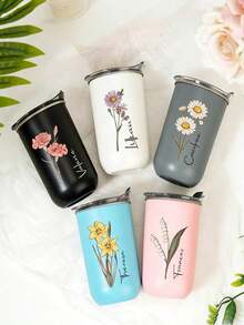 1个12盎司/350毫升个性化不锈钢保温杯,伴娘邀请,定制派对杯,个性化庆祝马克杯,独特纪念杯,闺蜜礼物,户外露营水瓶,定制露营水杯,伴娘礼物带盖花卉葡萄酒杯,优雅婚礼礼物,派对回礼,个性化伴娘礼物香槟杯,定制教师礼物饮料杯,亮色吸管饮料杯,教师杯,教师节礼物,感谢教师礼物,返校礼物,办公室装饰,厨房用品,家庭烹饪 - A - 查看 5