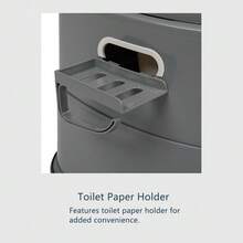 Feirrmimo Portable Toilet With Non-Slip Mat Grey For Camping Outdoor Waterproof Travel Folding Toilet,Camping Potty For Home/Camping/Boat/Hiking/Long Trips/Beach Use - Grey - View 7