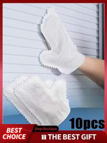 10/20/30 Pairs Super Soft Microfiber Cleaning Gloves, Suitable For Kitchen, Living Room, Bedroom, Car, Furniture And Windows, Easy Dusting - One Size Fits All - View 1