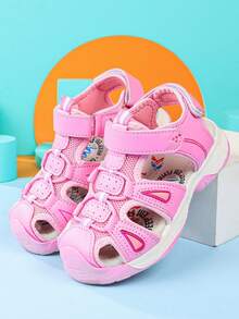 Children's Closed-Toe Lightweight Outdoor Sports Sandals, Suitable For Boys And Girls, Spring/Summer - Pink - View 6