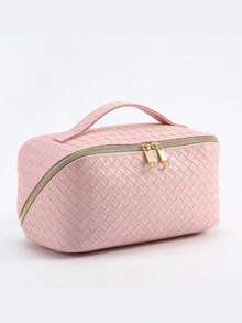 1pc High-Quality Large Capacity Convenient Pillow Makeup Bag, Travel Toiletry Organizer - Multicolor - View 11