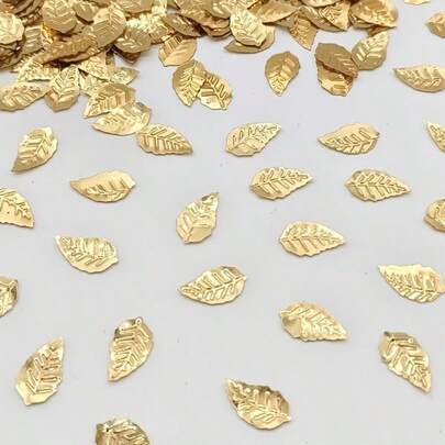250pcs Gold Leaf Confetti, Combining Exquisite Design, Excellent Craftsmanship And Versatile Uses, Created To Infuse Your Crafts, Celebrations And Home Decor With Golden Elegance And Natural Charm. This Gold Leaf Confetti Is Highly Versatile, Suitable For Handmade Embellishments, Party Decorations, Gift Toppers, As Well As Home Decor.