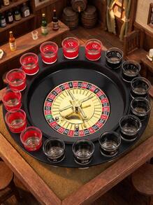 This Set Includes 2 Balls And 16 Cups, A Russian Roulette Wheel, Which Is A Drinking Game Called "Spin And Fun", Suitable For Drinking Games In KTV, Bars And Nightclubs. This Is A Very Fun Drinking Game. - Multicolor - View 4