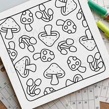 SIMPLE & PATTERNSE Coloring Book For Adults Featuring Cute Cozy Daily Activities For Relaxation (Cozy Spaces Coloring) - Simple Patterns - View 6