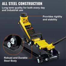 Jack Stand - 2,5 T, Einzelkolben, Stahl, Langsame Hubgeschwindigkeit - View 4