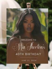 Customized Wedding Welcome Sign, Foam Board With Customizable Text And Images, Suitable For Birthday Party Decoration - Graduations, Holiday Parties, 2026-Collection - Multicolor 6 - View 2