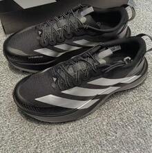 Adidas ADIZERO EVO SL競速美學馬拉松男款跑步鞋 - 黑色/銀色 - 查看 9