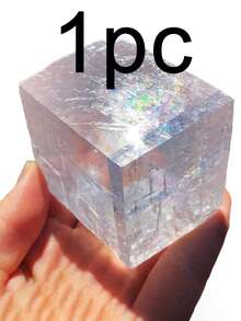 1/3Pcs Bulk Natural Crystal Rough Stone Natural Calcite Ore Specimen Crystal Rough Stone Crushed Stone Demagnetized Stone Crystal Ornaments Rocks Stones And Crystals - Multiple Styles - View 8