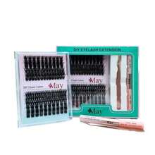 False Eyelashes And Adhesives Kits - Negro - View 2
