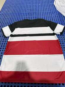 狮子图案数码印花时尚轻薄透气短袖T恤 - 彩色 - 查看 6