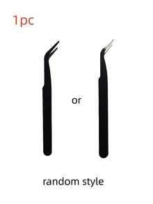 5 Pairs Cat Eye Makeup False Eyelashes, 15mm Long Tail, Fox Eye False Lashes, Fluffy Faux Mink Strip Eyelashes - Black - View 8