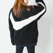 Nike Big Swoosh Reversible Boa Jacket 'Black' Outerwear Men - 彩色 - 查看 5