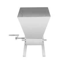 Professional Manual Grain Mill Grinder - Adjustable Carbon Steel Rollers (0-2.5mm) For Uniform Grinding, 4L Large Capacity Hopper, Hand Crank Wheat & Coffee Crusher For Home Kitchen & Brewing - 銀色 - 查看 10