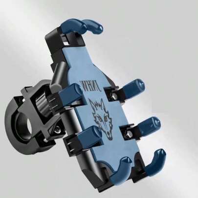 Suporte Antichoque para Celular - Universal para Motos, Bicicletas e Veículos Elétricos com Rotação de 360°