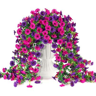 1/2/4pcs Artificial Morning Glory Leaf Wall Hanging, Home Decor, Wedding Decoration, Outdoor Garden Window Sill, Birthday Party, Valentine's Day, New Year Gift
