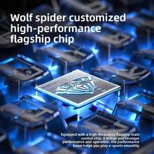 AULA Bàn phím cơ trong suốt F98Pro V3, 3 chế độ kết nối: Bluetooth không dây, có dây, không dây 2.4GHz, núm xoay và màn hình TFT thông minh, thiết kế gắn gioăng, chuyên nghiệp cho game thủ, pin 10000mAh, phù hợp cho văn phòng và chơi game. - Xem 7