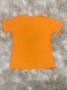 Women's Baby Look Leopard Print - New Release - Orange - View 3