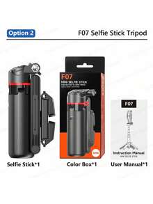 AXNEN New 3-In-1 Foldable Mini Wireless Selfie Stick & Phone Tripod With Wireless Remote - 3 Ways To Use, One-Button Open Retractable Floor Stand, Portable Lanyard, Perfect For Live Streaming, Christmas & Various Holidays, Travel, Outdoor Activities. - View 11