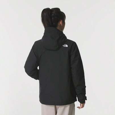 The North Face Chaqueta de plumón para mujer, chaqueta acolchada con capucha ligera y cómoda para uso al aire libre y diario, 8GK7JK3 (75% plumón, 25% pluma)