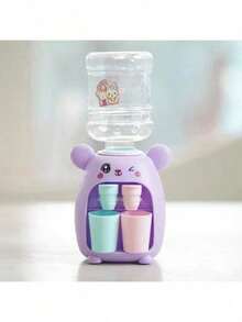 1件儿童益智角色扮演游戏 - 一款有趣的卡通小型电池模拟兔子、兔子或猪饮水机，带有互动喷嘴，可与孩子和家长互动，是一款可爱的早教游戏 - 彩色 - 查看 5