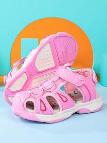 Children's Closed-Toe Lightweight Outdoor Sports Sandals, Suitable For Boys And Girls, Spring/Summer - Pink - View 4